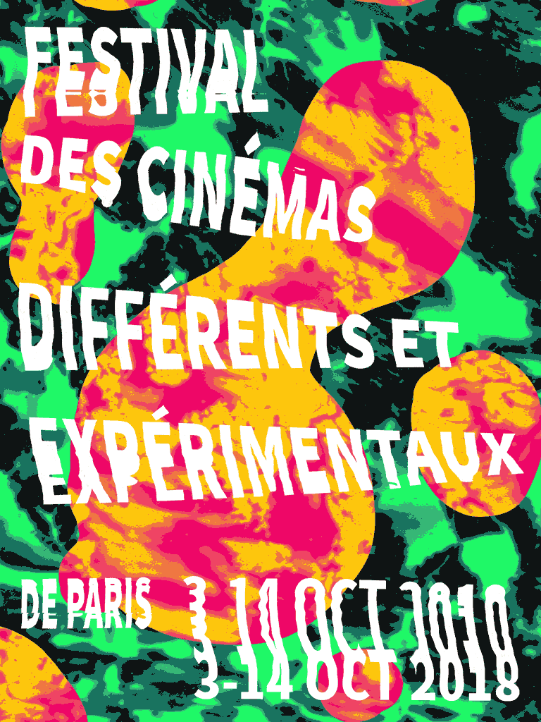 Félix Farjas - Affiche Cinéma Expérimental Colorée